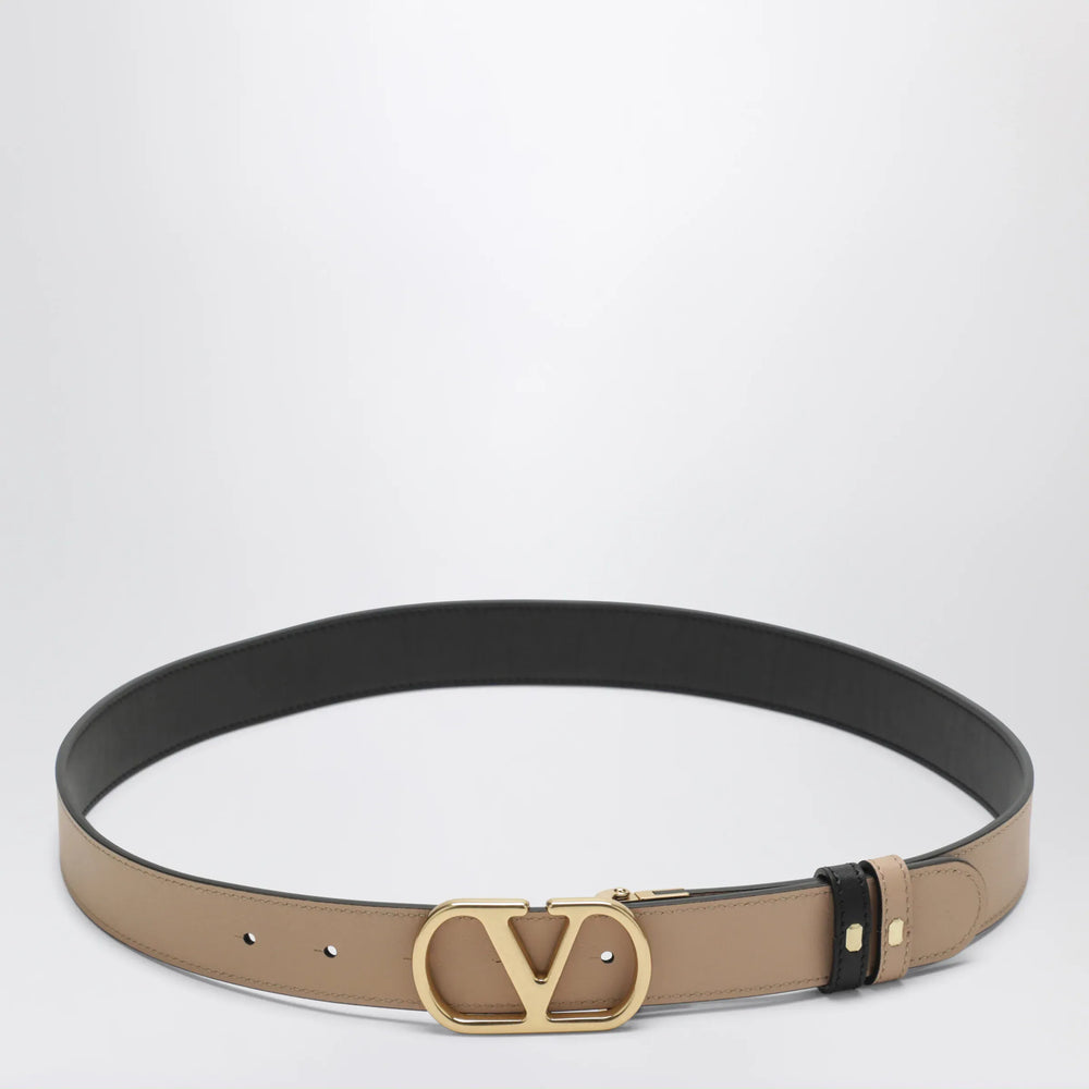 Valentino Garavani - Black/Pink reversible VLogo Signature belt Brand Apparel & Accessories > Clothing Accessories > Belts