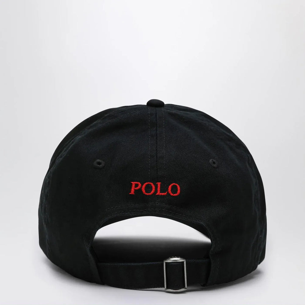 Polo Ralph Lauren - Black baseball cap with logo Brand Apparel & Accessories > Clothing Accessories > Hats TU