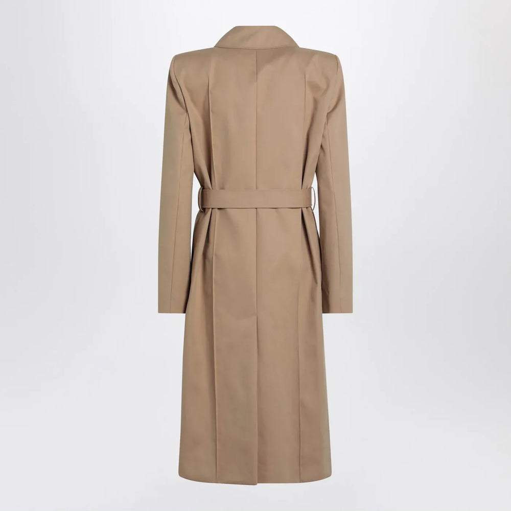 Alexander McQueen - Beige trench coat with belt Brand Apparel & Accessories > Clothing > Outerwear > Coats & Jackets 44  IT