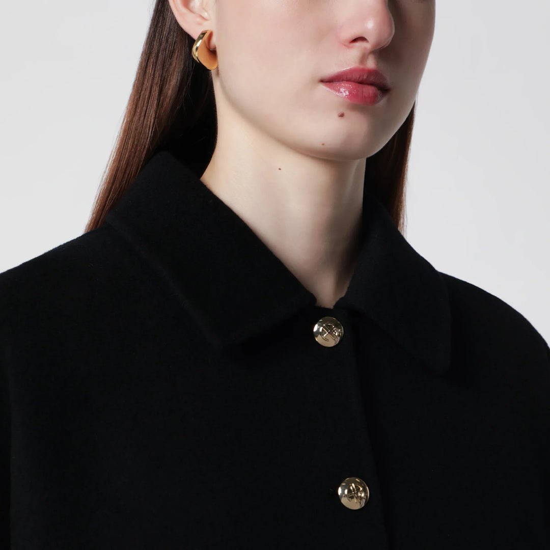 ANINE BING - Black wool and cashmere jacket Brand Apparel &amp; Accessories > Clothing > Outerwear > Coats &amp; Jackets