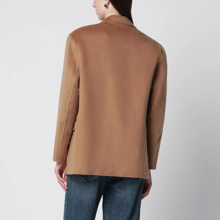 ANINE BING - Quinn blazer in wool and cashmere, camel Brand Apparel &amp; Accessories > Clothing > Outerwear > Coats &amp; Jackets