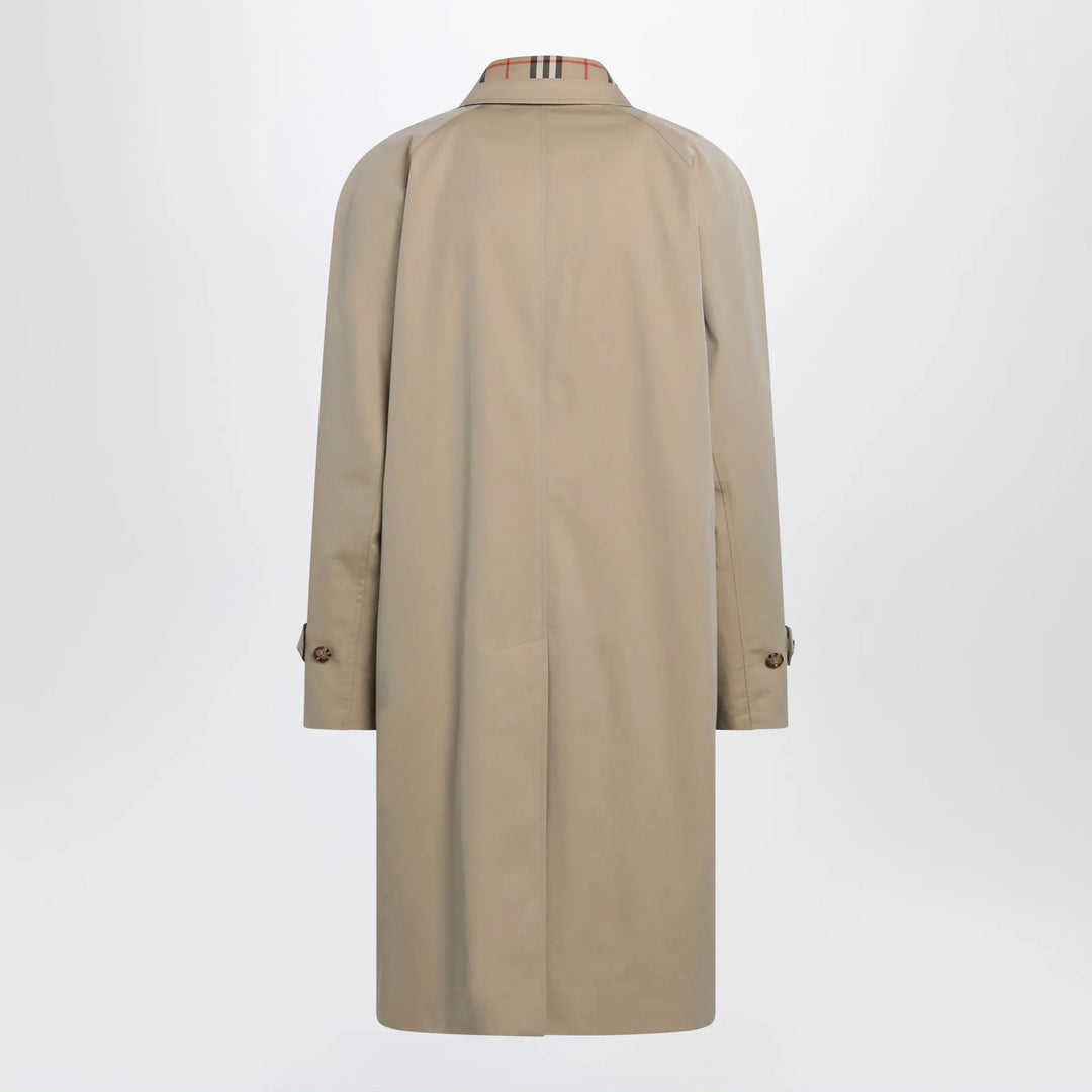 Burberry - Honey beige cotton coat Brand Apparel &amp; Accessories > Clothing > Outerwear > Coats &amp; Jackets