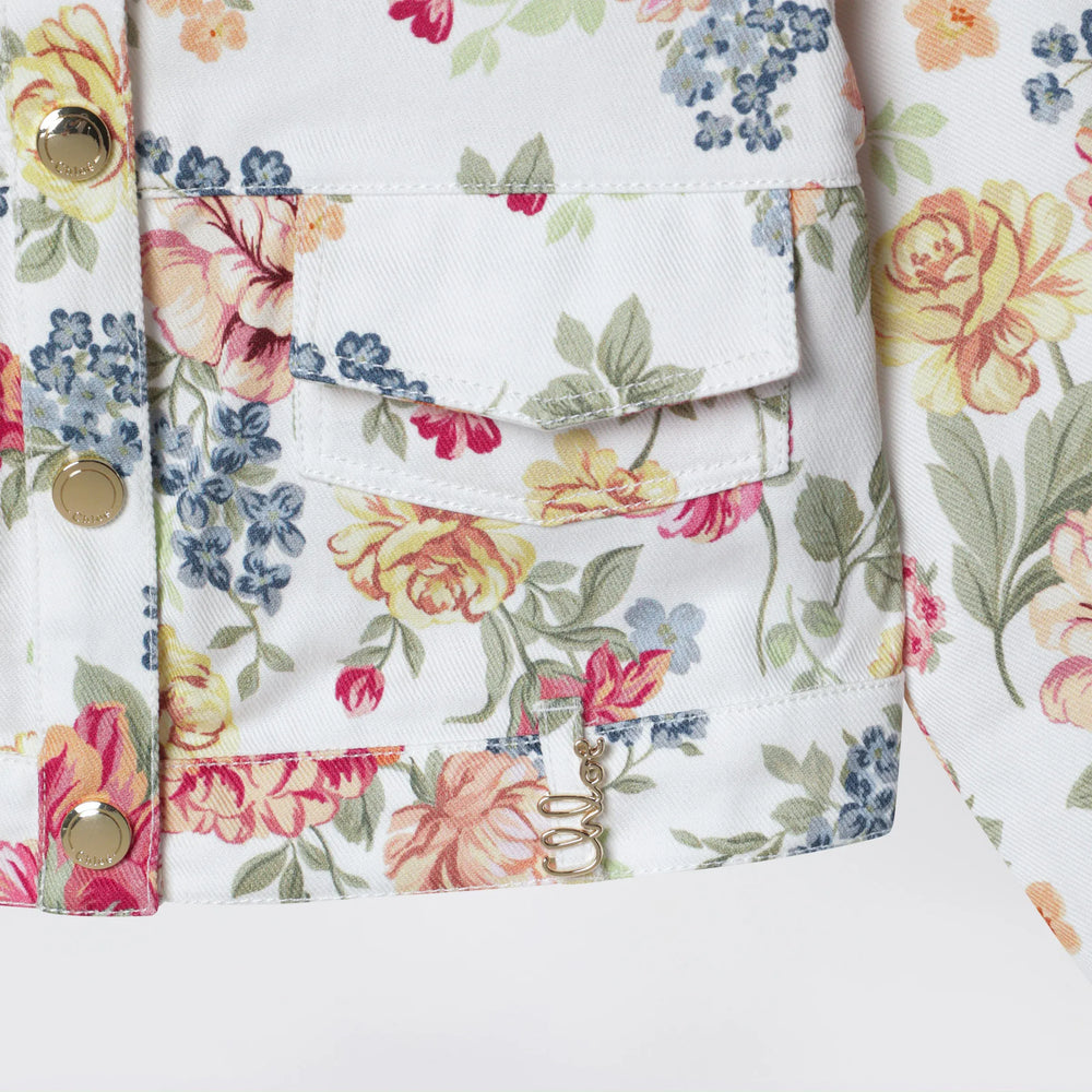 Chloé - Floral-pattern cotton jacket Brand Apparel & Accessories > Clothing > Outerwear > Coats & Jackets
