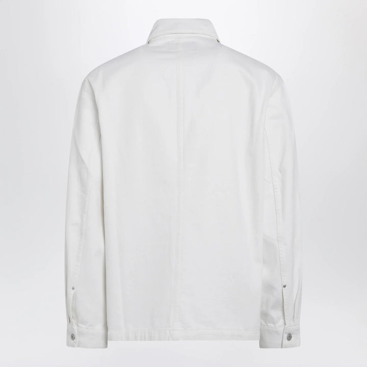 LEMAIRE - White denim shirt jacket Brand Apparel &amp; Accessories > Clothing > Outerwear > Coats &amp; Jackets