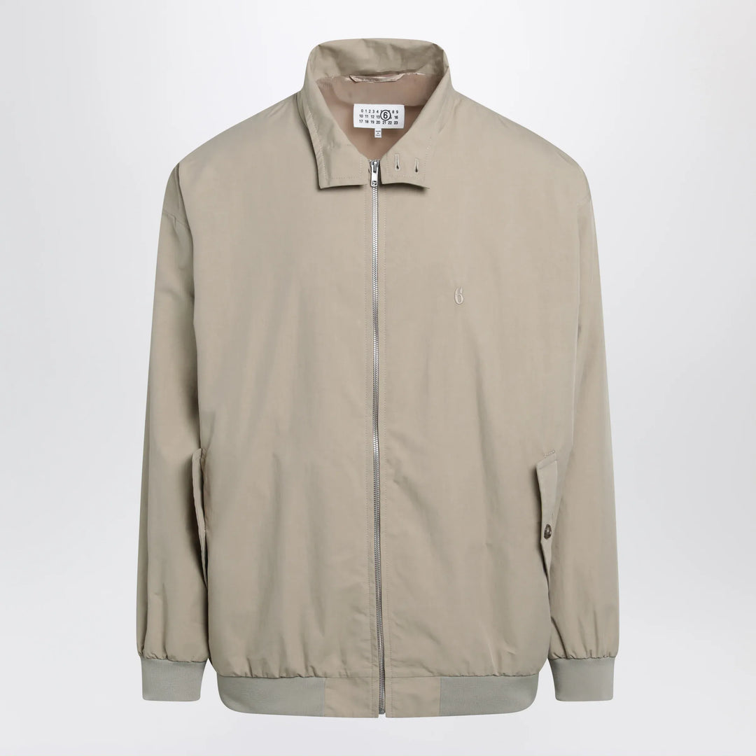MM6 Maison Margiela - Zip-up jacket in cotton blend Brand Apparel &amp; Accessories > Clothing > Outerwear > Coats &amp; Jackets M
