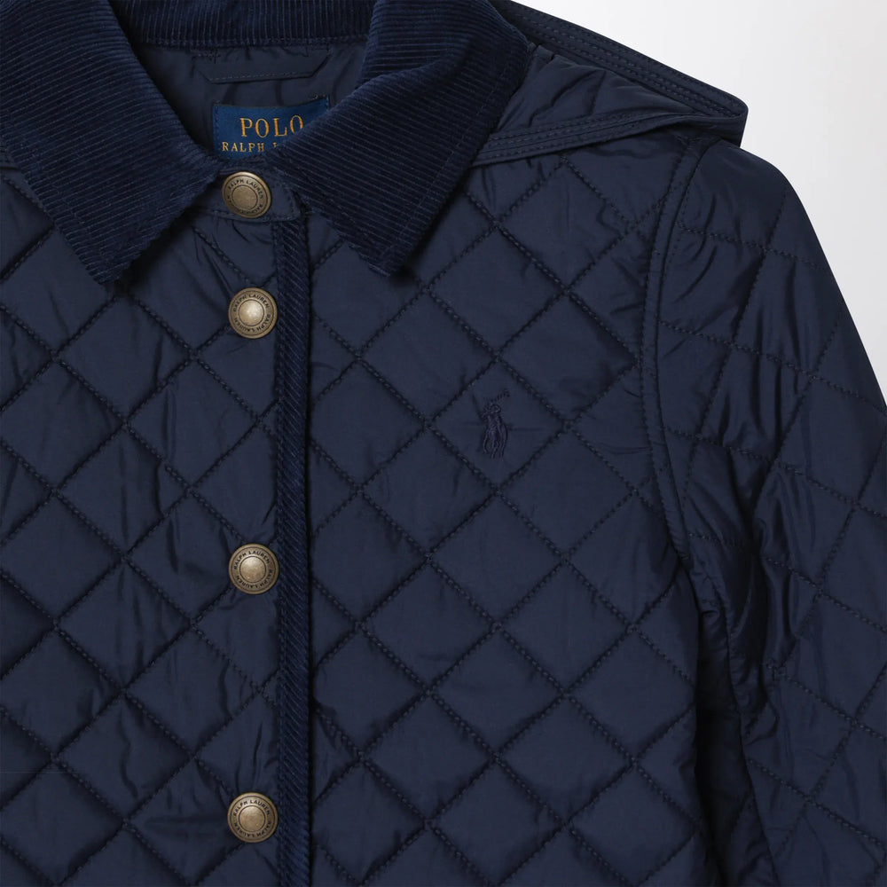 Polo Ralph Lauren - Navy quilted barn jacket Brand Apparel & Accessories > Clothing > Outerwear > Coats & Jackets