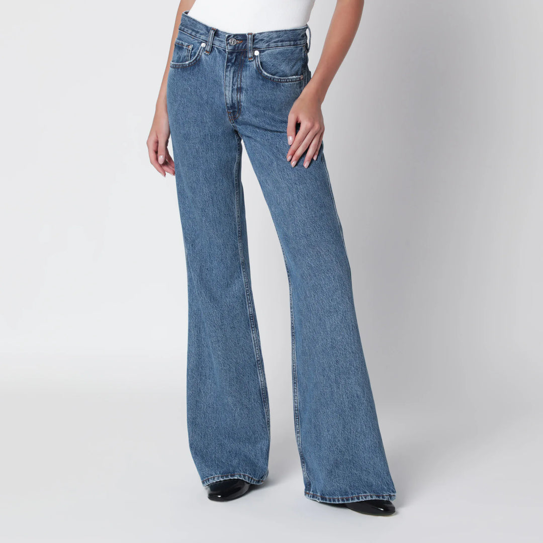ANINE BING - Wyatt flared jeans in Freshwater Blue wash Brand Apparel &amp; Accessories > Clothing > Pants 25