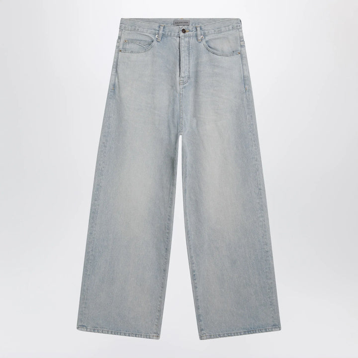 Balenciaga - Light blue wide-leg denim jeans Brand Apparel &amp; Accessories > Clothing > Pants S