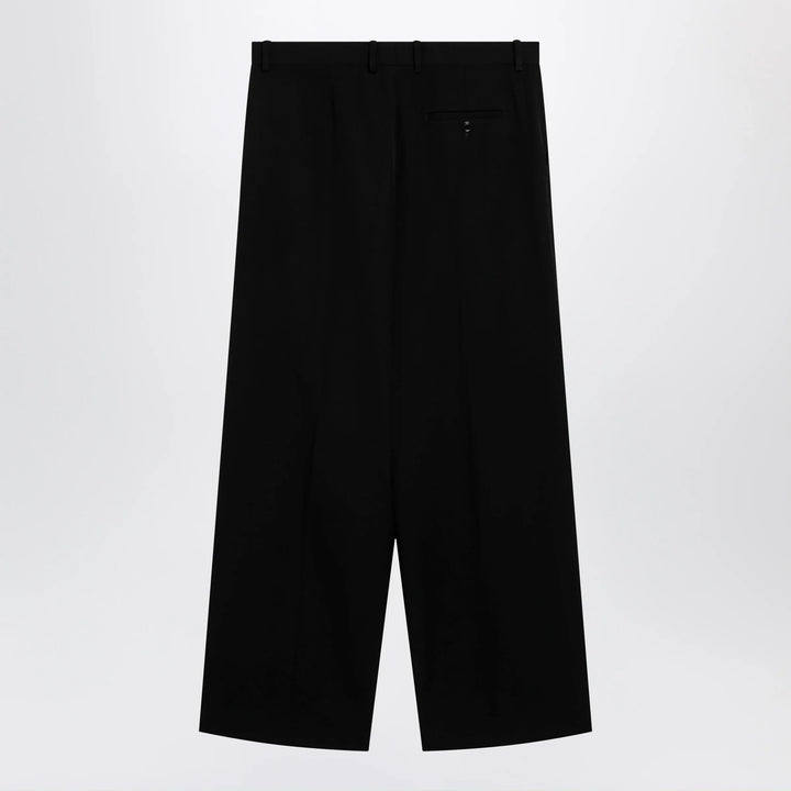 Balenciaga - Wide-leg tailored trousers in black twill Brand Apparel &amp; Accessories > Clothing > Pants