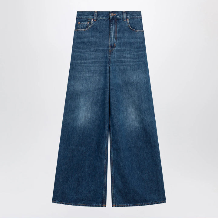 Chloé - Chloé flared jeans in washed midnight blue denim Brand Apparel &amp; Accessories > Clothing > Pants 26