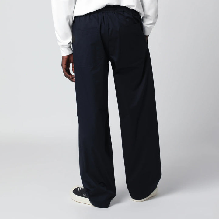 DARKPARK - Jordan relaxed fit navy blue trousers Brand Apparel &amp; Accessories > Clothing > Pants