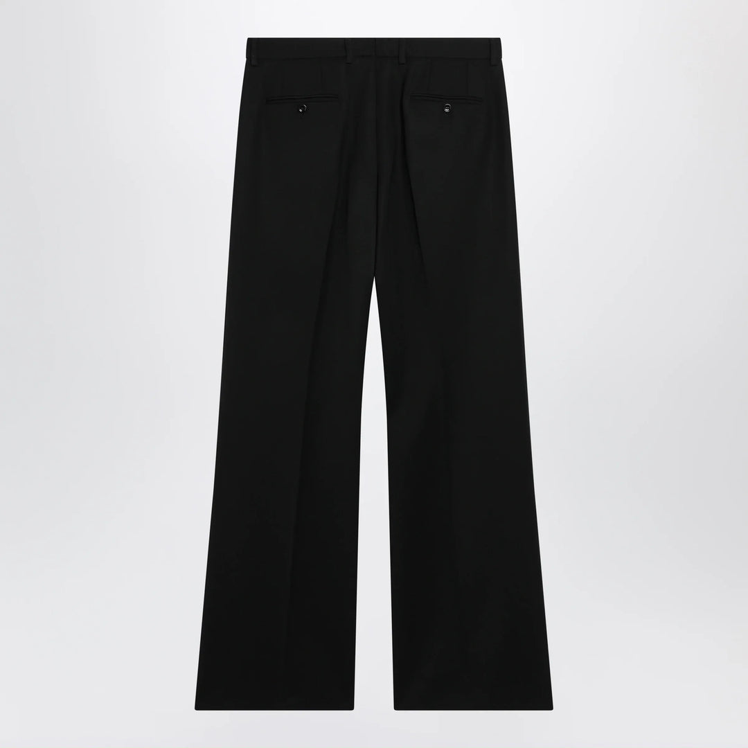 Dolce&amp;Gabbana - Tailored trousers in black cotton Brand Apparel &amp; Accessories > Clothing > Pants 52 IT