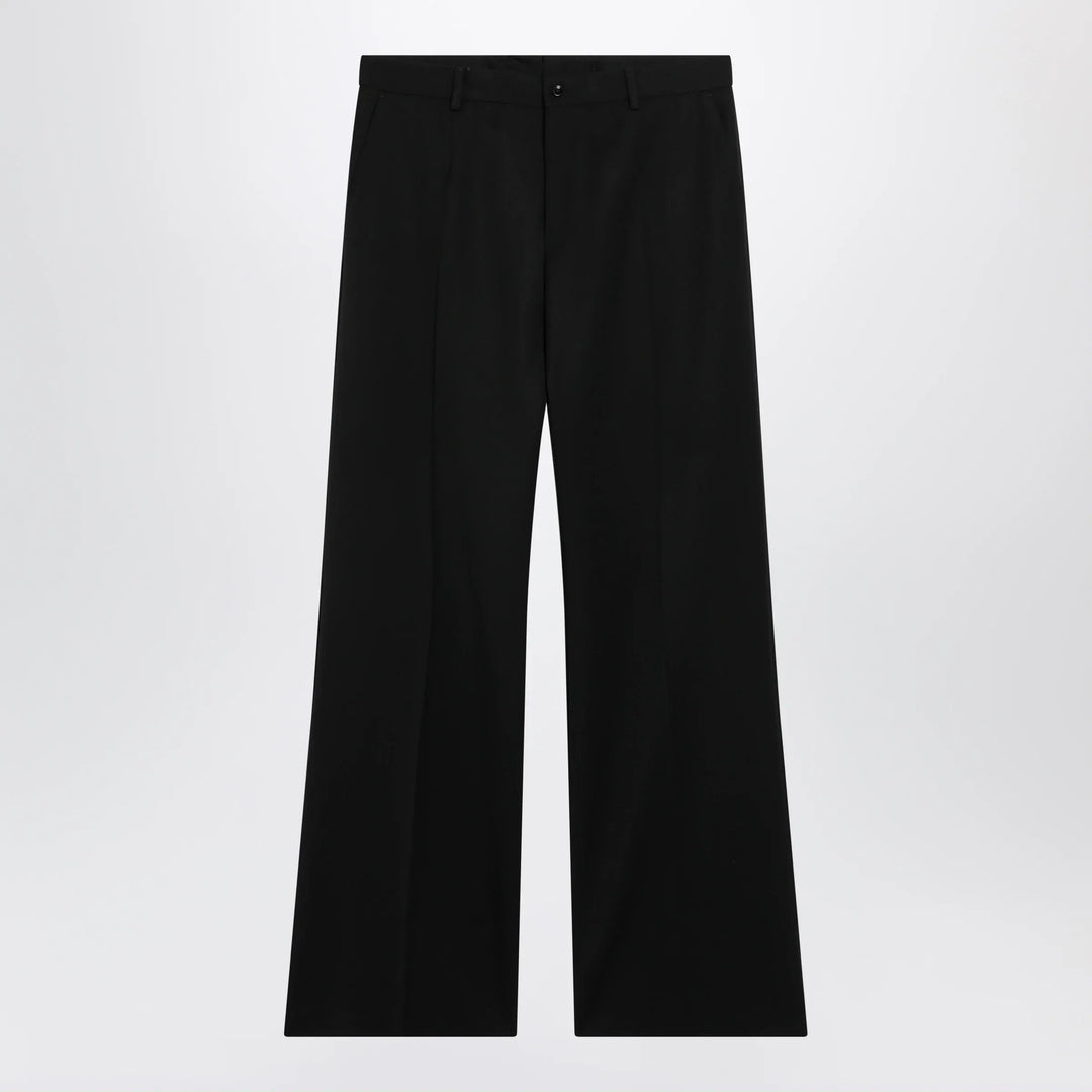 Dolce&amp;Gabbana - Tailored trousers in black cotton Brand Apparel &amp; Accessories > Clothing > Pants 52 IT