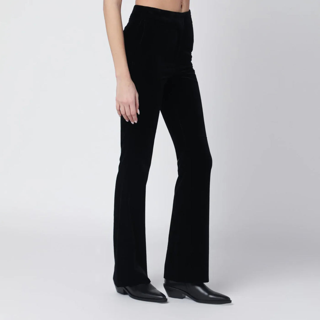 Golden Goose - Black velvet trousers Brand Apparel &amp; Accessories > Clothing > Pants 38  IT