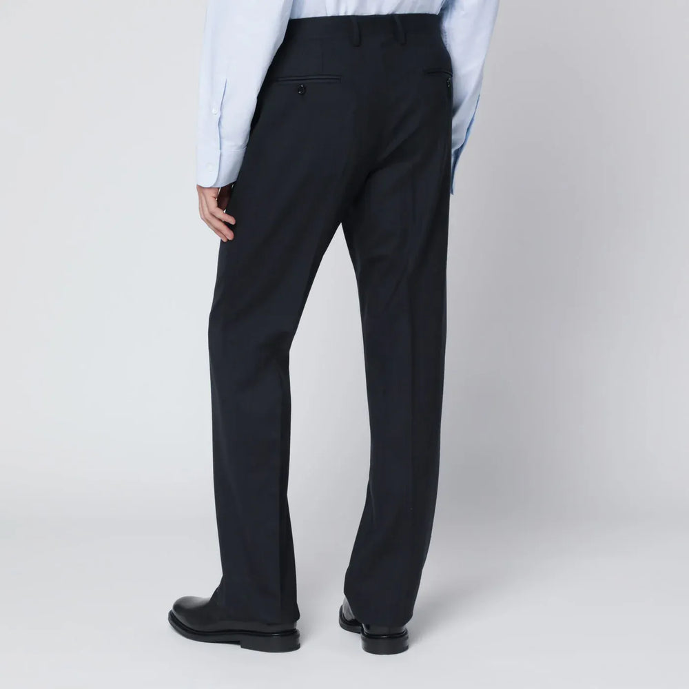 Lardini - Blue wool blend trousers Brand Apparel & Accessories > Clothing > Pants 50 IT