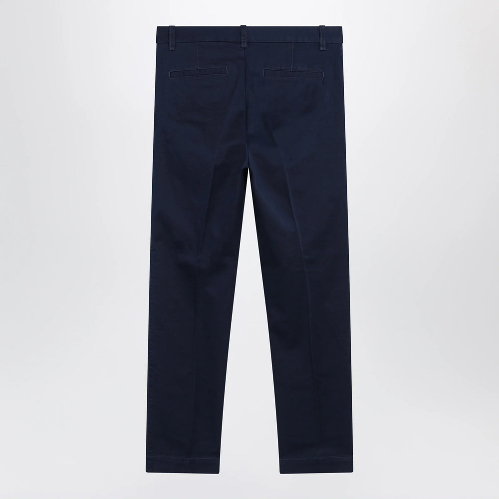 Polo Ralph Lauren - Navy blue cotton trousers Brand Apparel & Accessories > Clothing > Pants