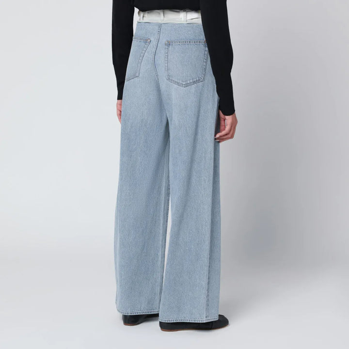 Sacai - Blue/light grey two-tone jeans Brand Apparel &amp; Accessories > Clothing > Pants 1
