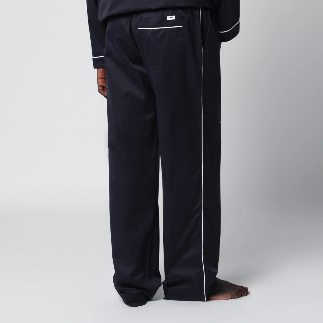 Tekla - Blue pajama trousers Brand Apparel &amp; Accessories > Clothing > Pants