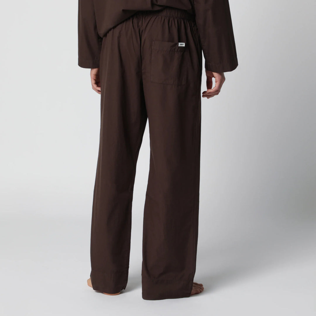 Tekla - Brown cotton pajama trousers Brand Apparel &amp; Accessories > Clothing > Pants