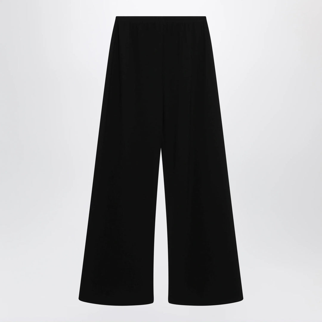 The Row - Gala wide-leg crepe trousers in black Brand Apparel &amp; Accessories > Clothing > Pants 4 US