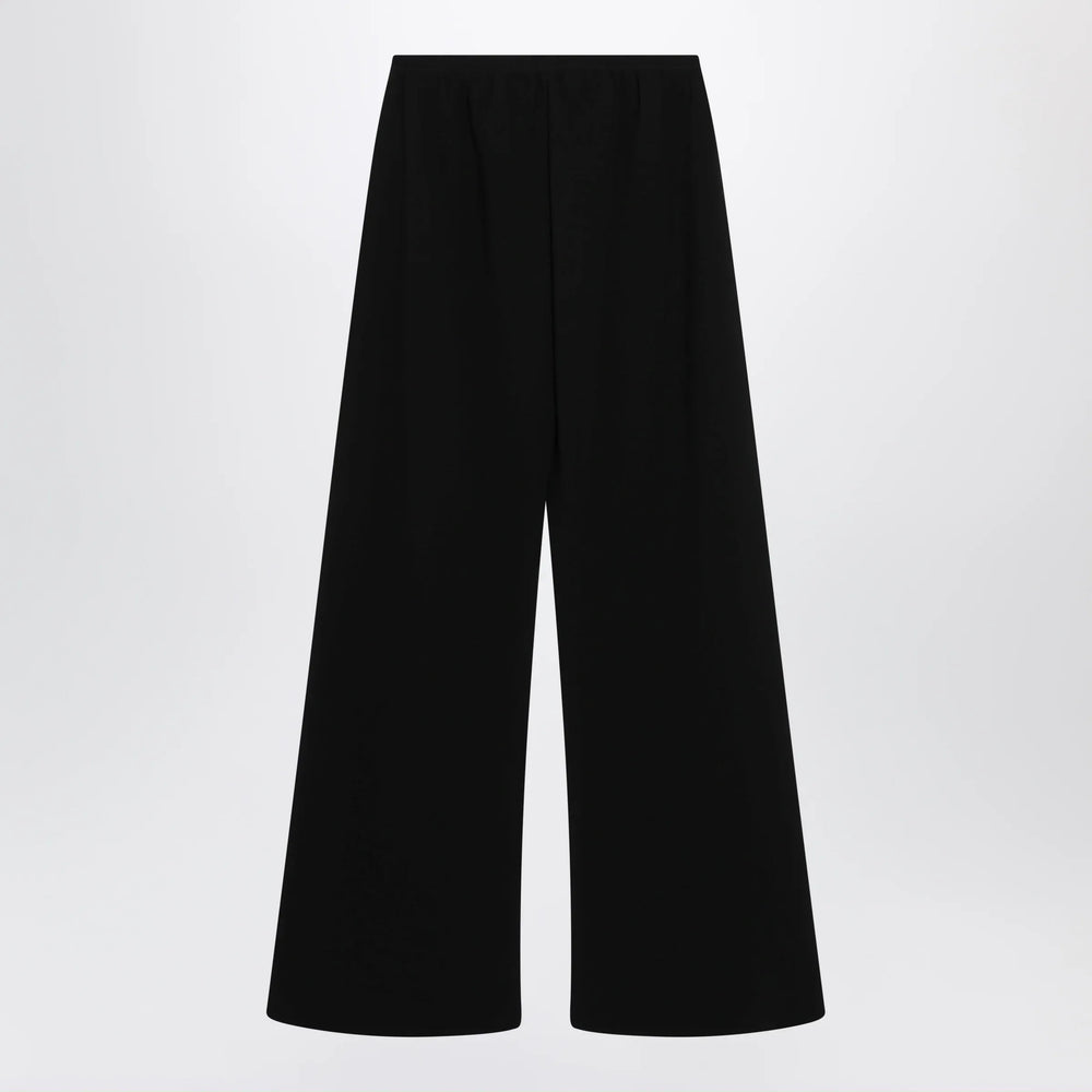 The Row - Gala wide-leg crepe trousers in black Brand Apparel & Accessories > Clothing > Pants 4 US