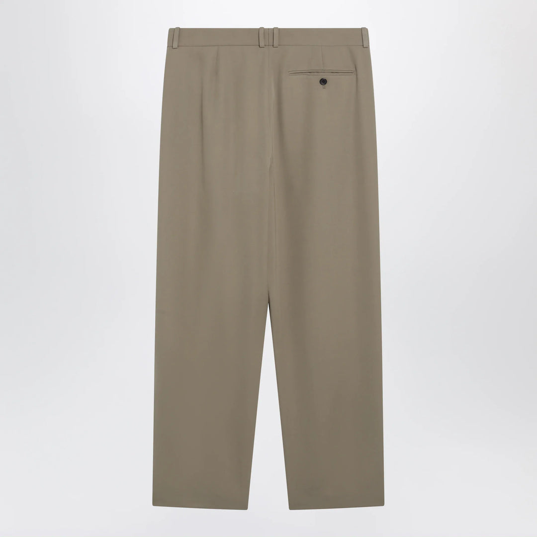 The Row - Gianni tapered wool gabardine trousers in beige Brand Apparel &amp; Accessories > Clothing > Pants 6 US
