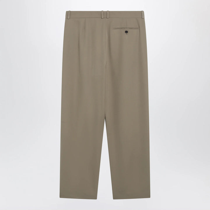 The Row - Gianni tapered wool gabardine trousers in beige Brand Apparel &amp; Accessories > Clothing > Pants 6 US