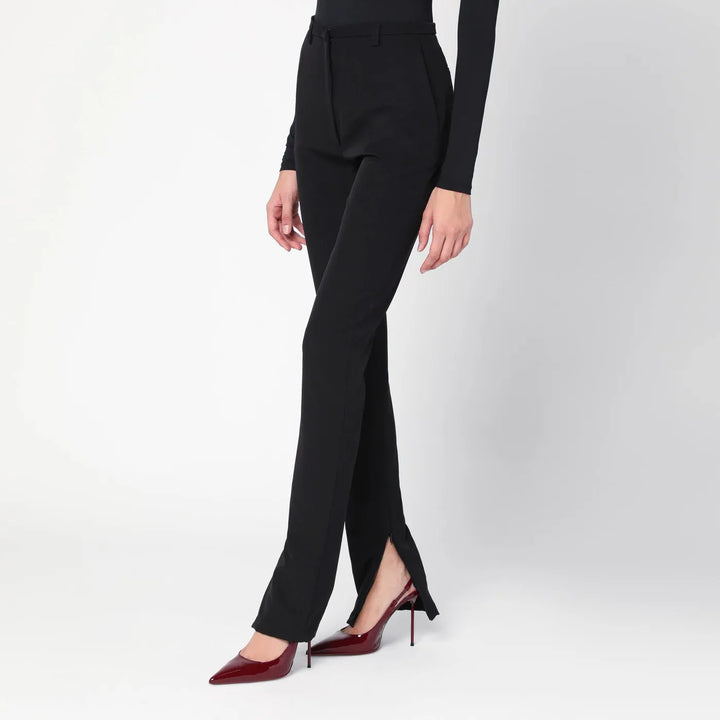 TheLatest - Black trousers with zipped slits Brand Apparel &amp; Accessories > Clothing > Pants 40  IT