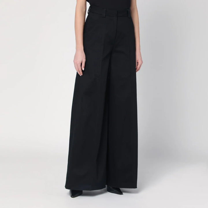 TheLatest - Wide black Alma trousers Brand Apparel &amp; Accessories > Clothing > Pants 38  IT