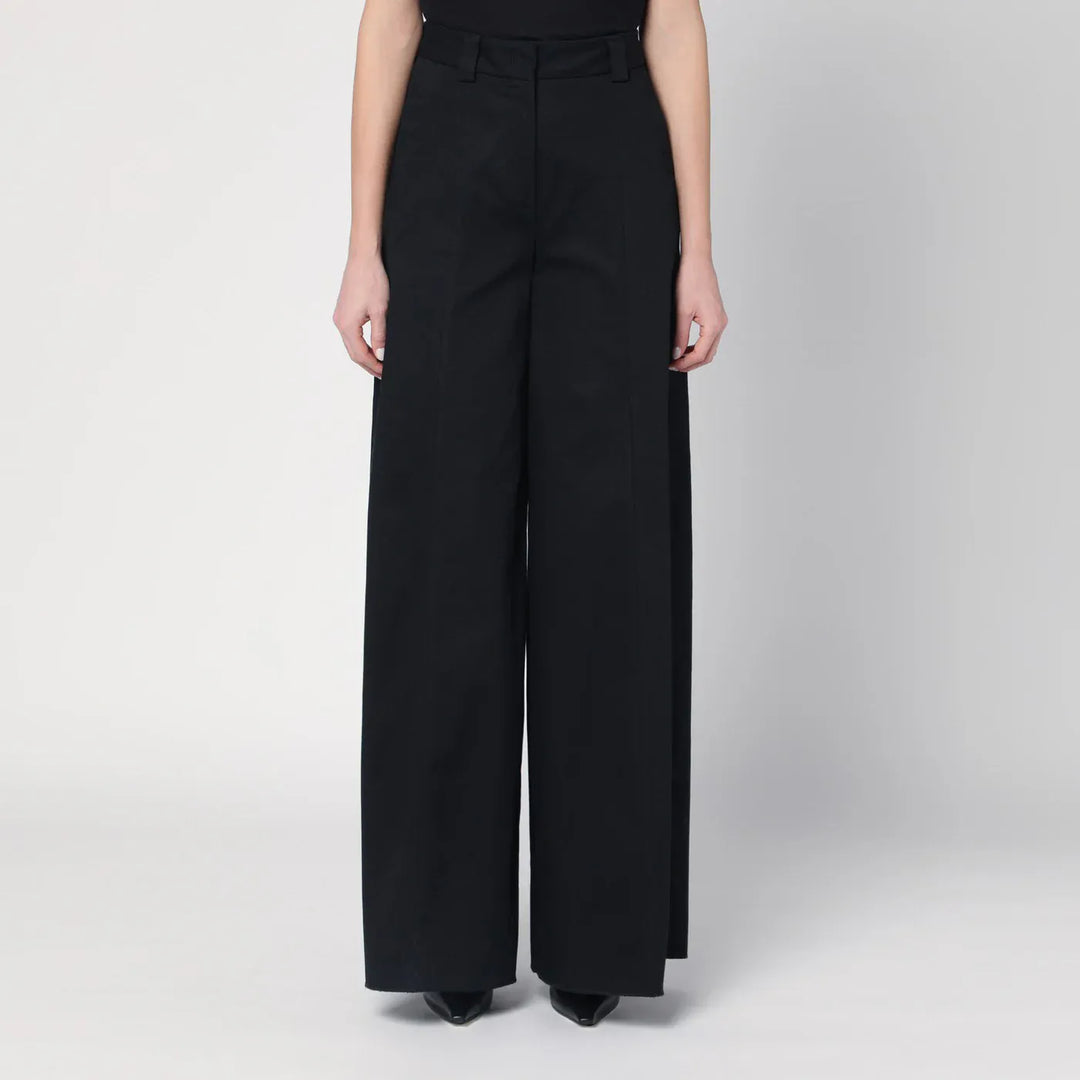 TheLatest - Wide black Alma trousers Brand Apparel &amp; Accessories > Clothing > Pants 38  IT