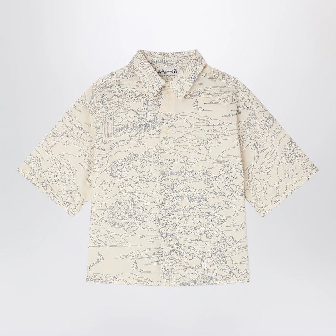 Bonpoint - Erian shirt in Liberty fabric Brand Apparel &amp; Accessories > Clothing > Shirts &amp; Tops