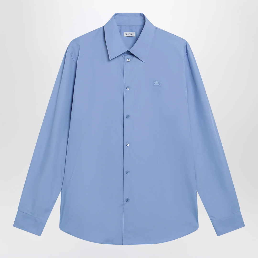 Burberry - Cornflower blue cotton poplin shirt Brand Apparel &amp; Accessories > Clothing > Shirts &amp; Tops