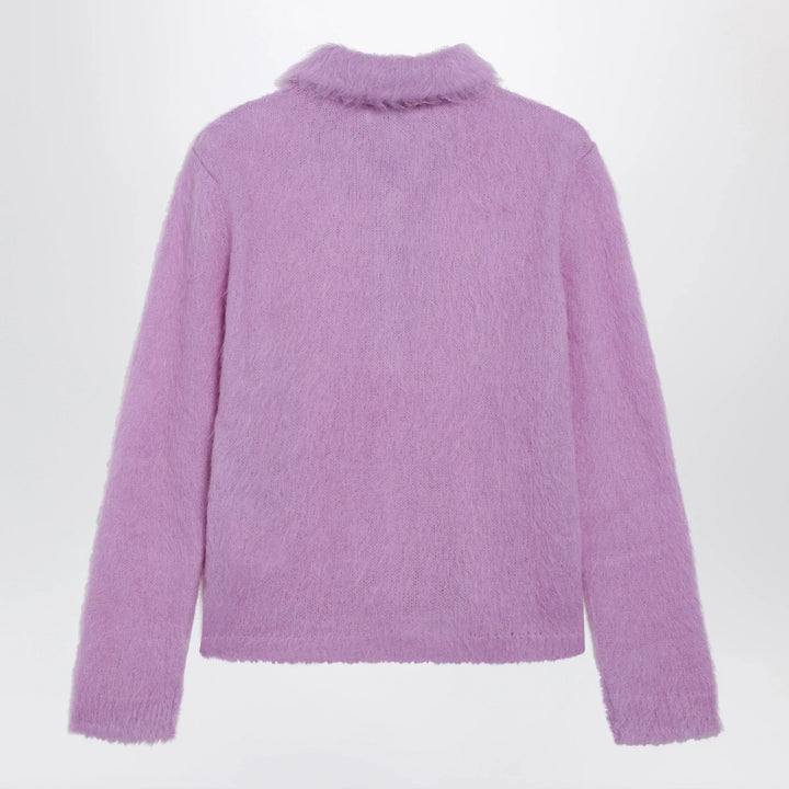 Chloé - Lavender alpaca-blend cardigan Brand Apparel &amp; Accessories > Clothing > Shirts &amp; Tops