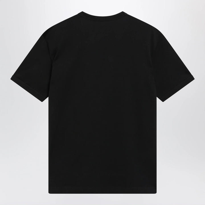 Dolce&amp;Gabbana - Black cotton jersey T-shirt Brand Apparel &amp; Accessories > Clothing > Shirts &amp; Tops 52 IT