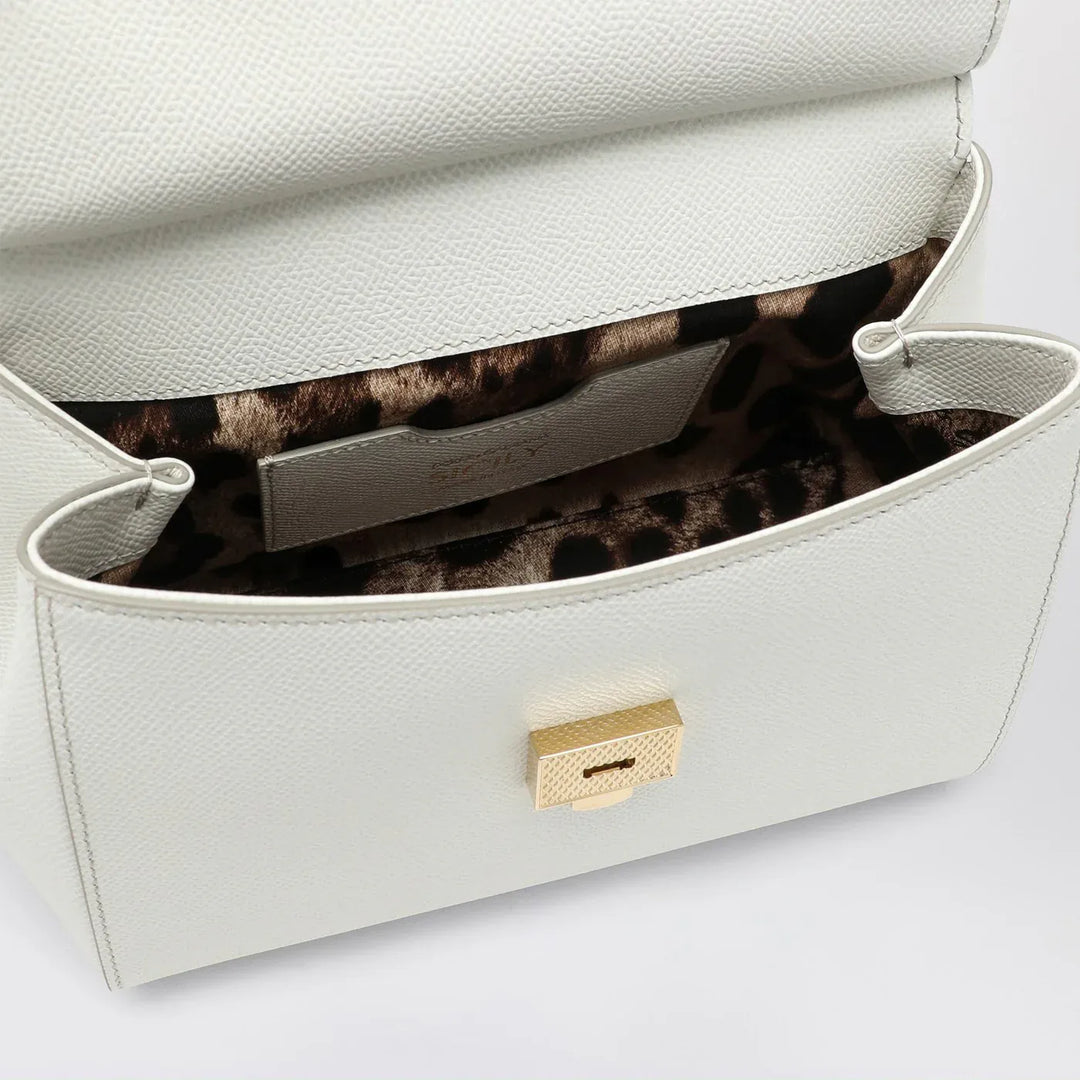Dolce&amp;Gabbana - Sicily medium top-handle bag in white Brand Apparel &amp; Accessories > Clothing > Shirts &amp; Tops TU