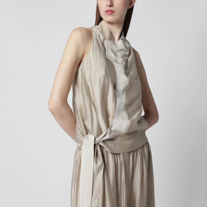 Entire Studios - Flowing champagne-colored top Brand Apparel &amp; Accessories > Clothing > Shirts &amp; Tops