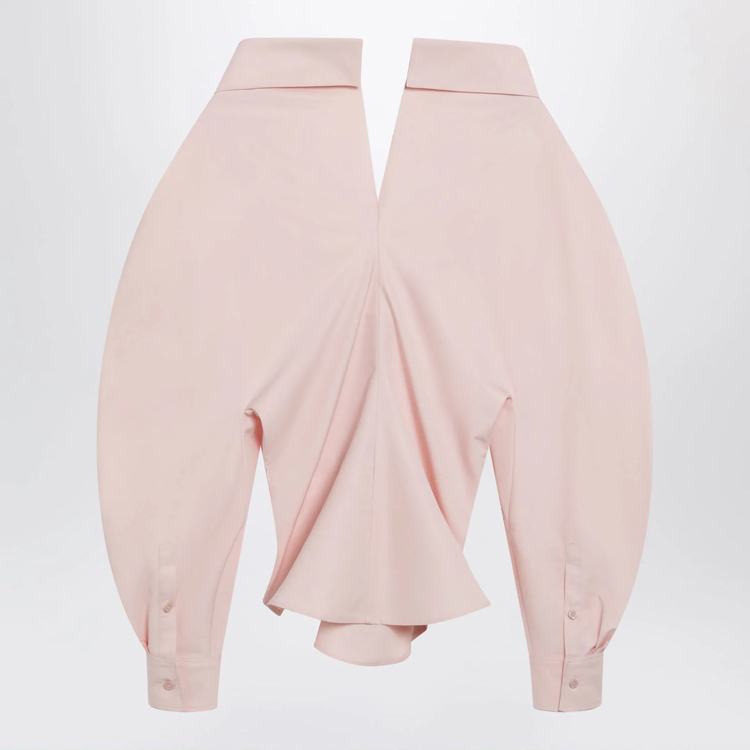 Givenchy - Pink cut-out poplin shirt Brand Apparel &amp; Accessories > Clothing > Shirts &amp; Tops