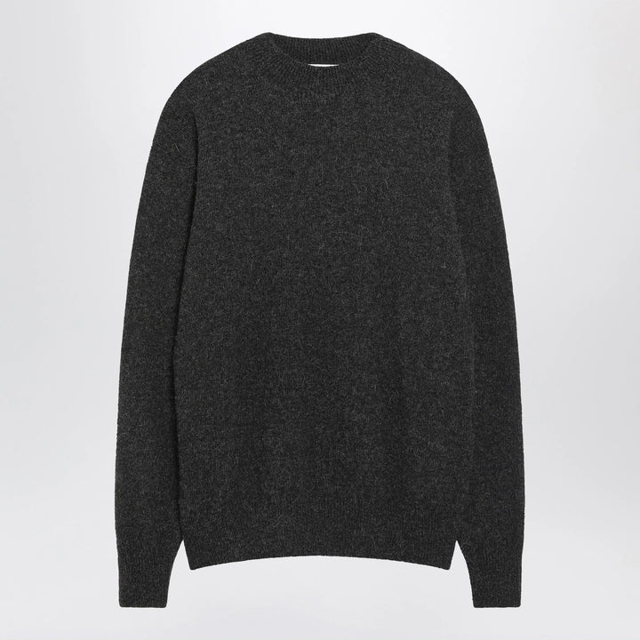 LEMAIRE - Brown sweater in alpaca blend Brand Apparel &amp; Accessories > Clothing > Shirts &amp; Tops L