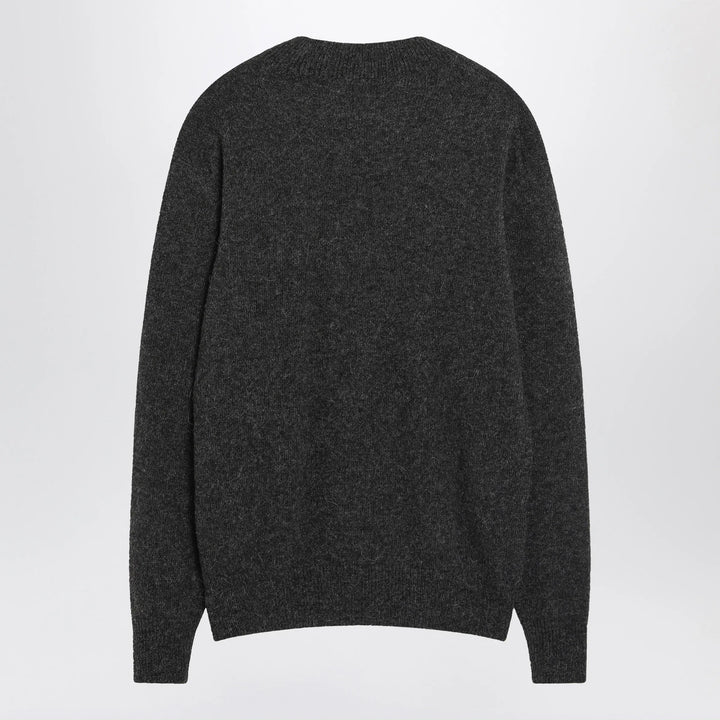 LEMAIRE - Brown sweater in alpaca blend Brand Apparel &amp; Accessories > Clothing > Shirts &amp; Tops L
