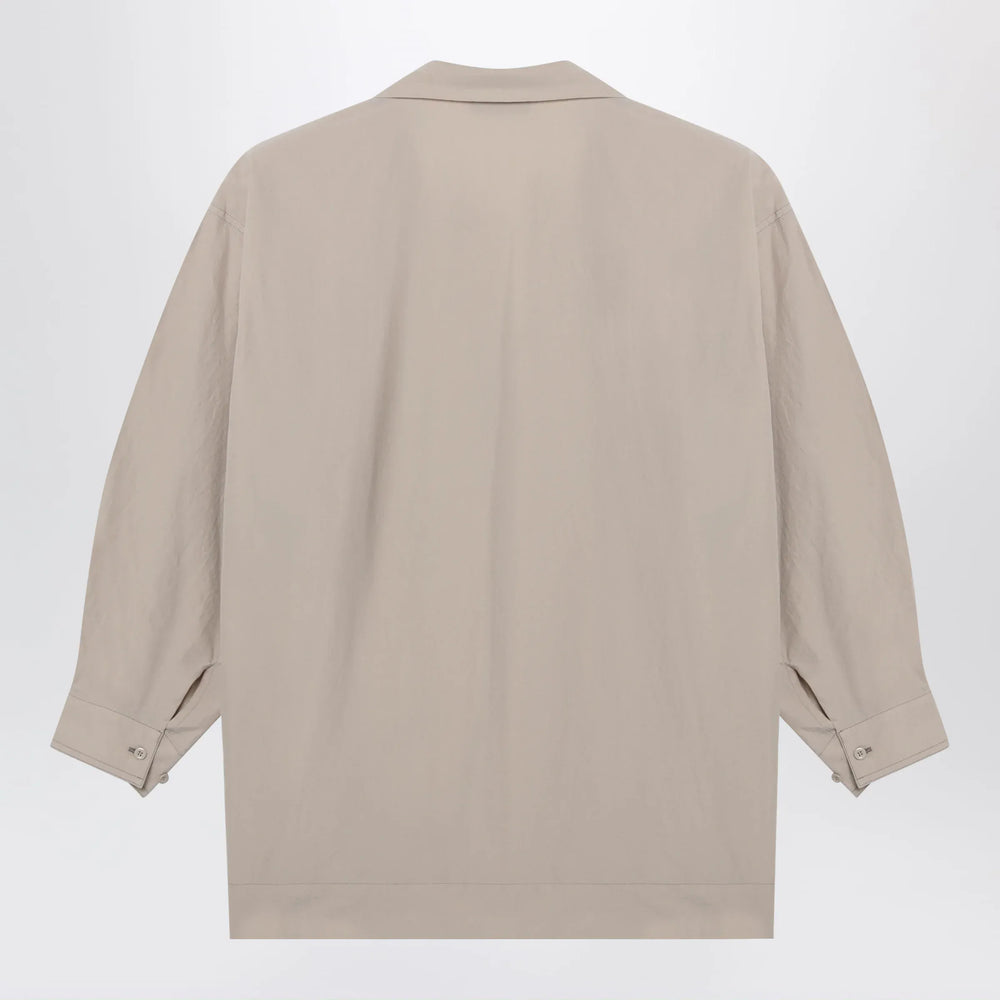 LEMAIRE - Greige blouse with scarf Brand Apparel & Accessories > Clothing > Shirts & Tops