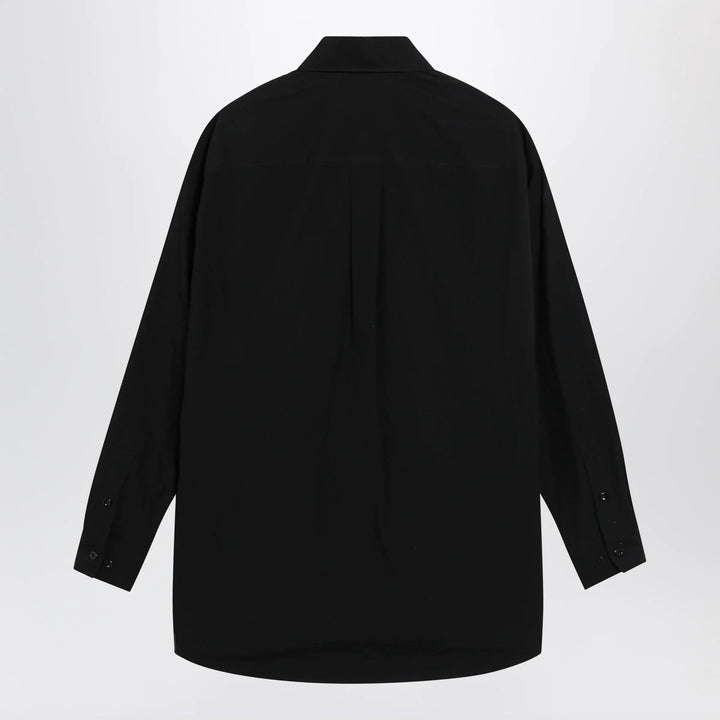 LEMAIRE - Long-sleeve shirt with chest pockets in black cotton Brand Apparel &amp; Accessories > Clothing > Shirts &amp; Tops 48 IT