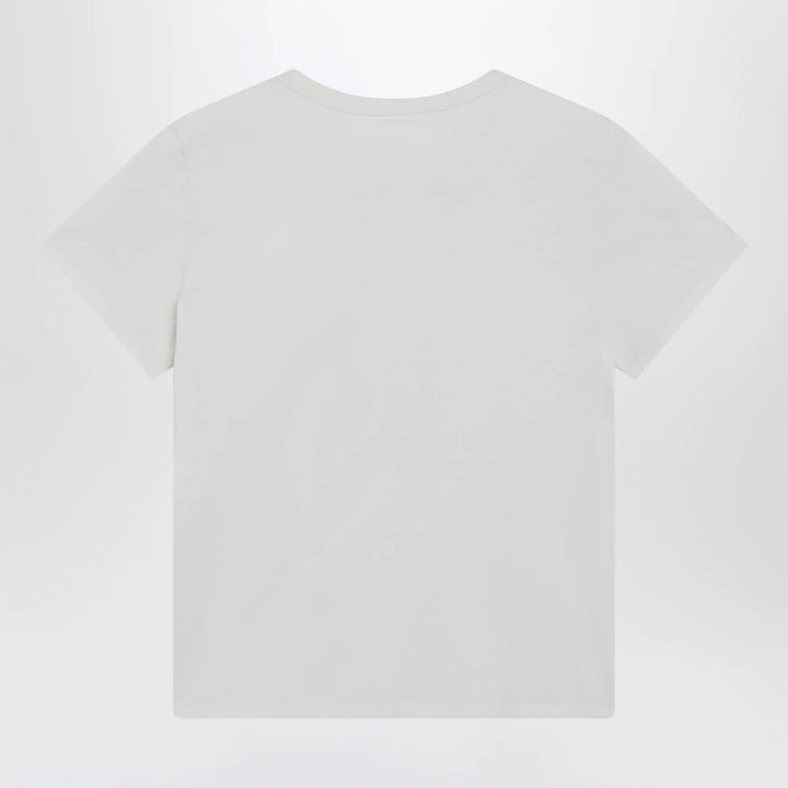 Maison Margiela - Cotton jersey short-sleeve crew-neck T-shirt in white Brand Apparel &amp; Accessories > Clothing > Shirts &amp; Tops