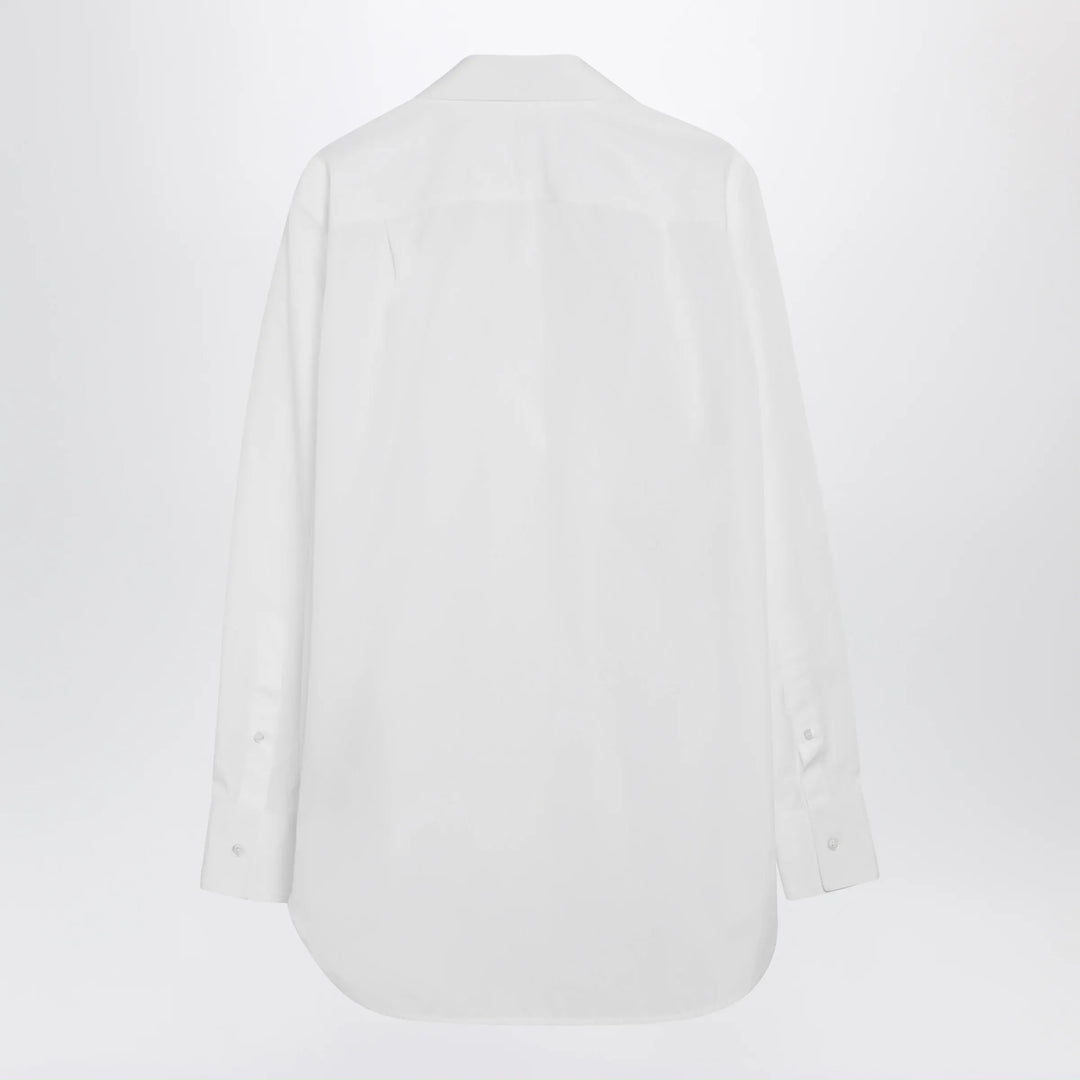 Maison Margiela - White folded-collar shirt Brand Apparel &amp; Accessories > Clothing > Shirts &amp; Tops 40  IT
