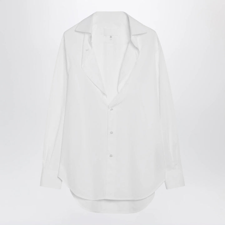 Maison Margiela - White folded-collar shirt Brand Apparel &amp; Accessories > Clothing > Shirts &amp; Tops 40  IT
