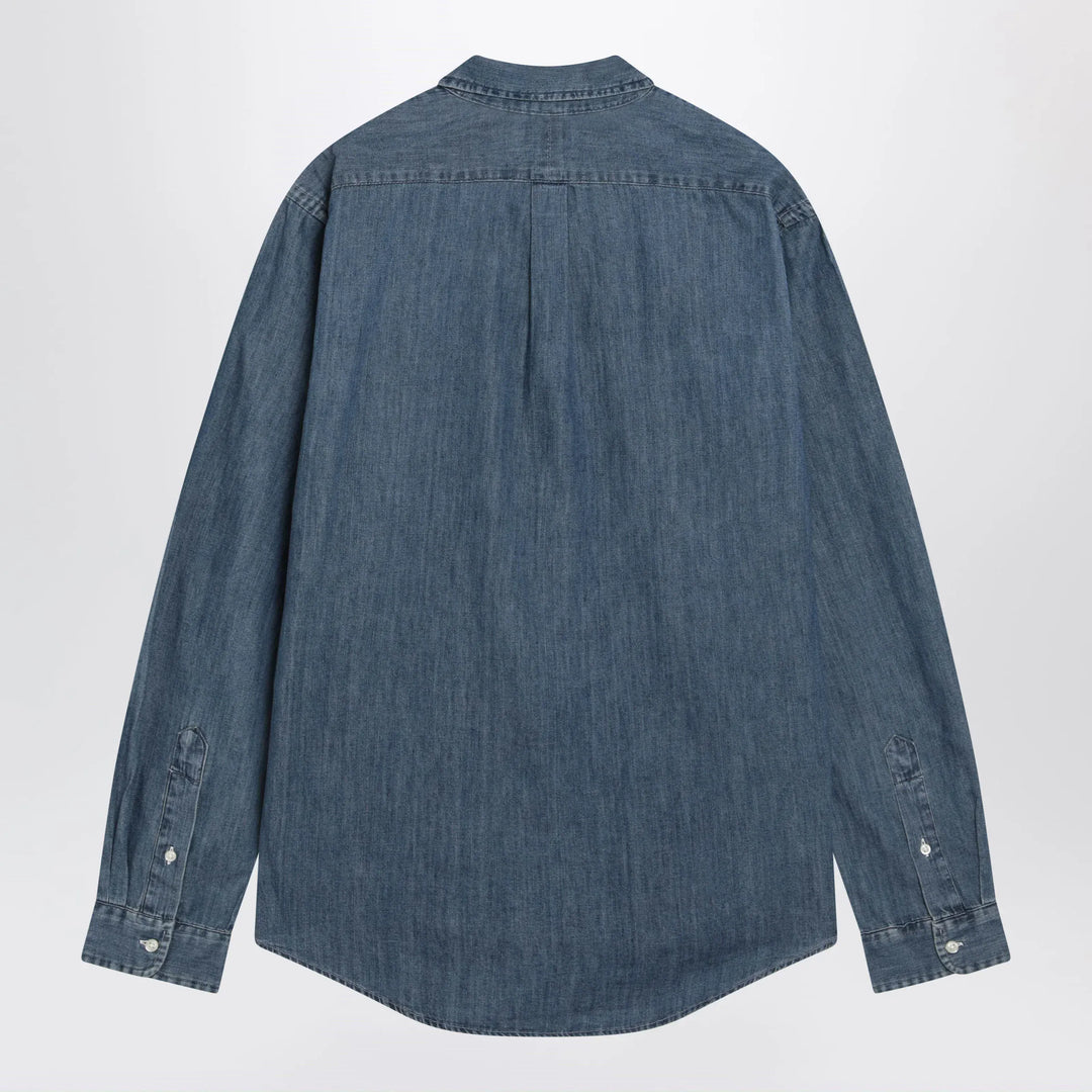 Polo Ralph Lauren - Blue denim Custom-Fit shirt Brand Apparel &amp; Accessories > Clothing > Shirts &amp; Tops