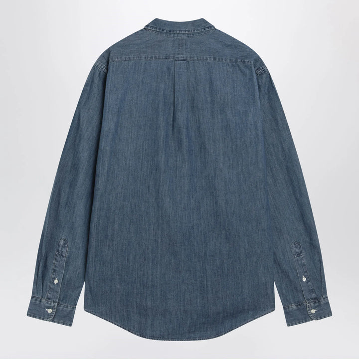 Polo Ralph Lauren - Blue denim Custom-Fit shirt Brand Apparel &amp; Accessories > Clothing > Shirts &amp; Tops