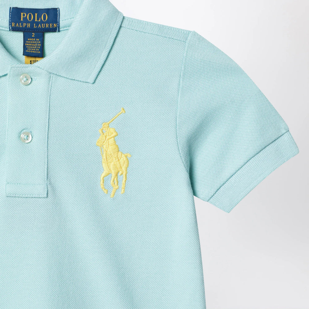 Polo Ralph Lauren - Light blue polo shirt with embroidered logo Brand Apparel & Accessories > Clothing > Shirts & Tops