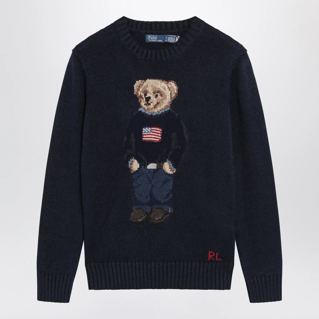Polo Ralph Lauren - Navy blue Polo Bear sweater Brand Apparel &amp; Accessories > Clothing > Shirts &amp; Tops