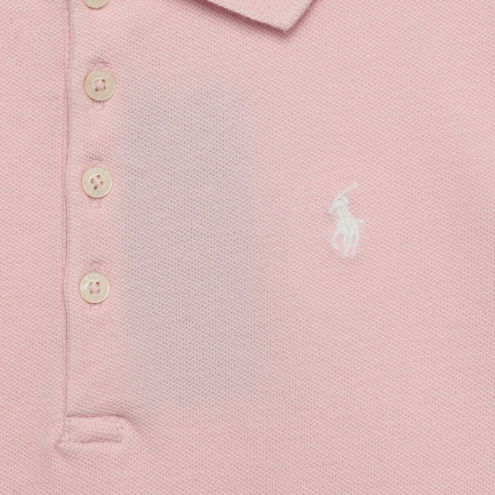 Polo Ralph Lauren - Pink cotton polo shirt with logo Brand Apparel & Accessories > Clothing > Shirts & Tops