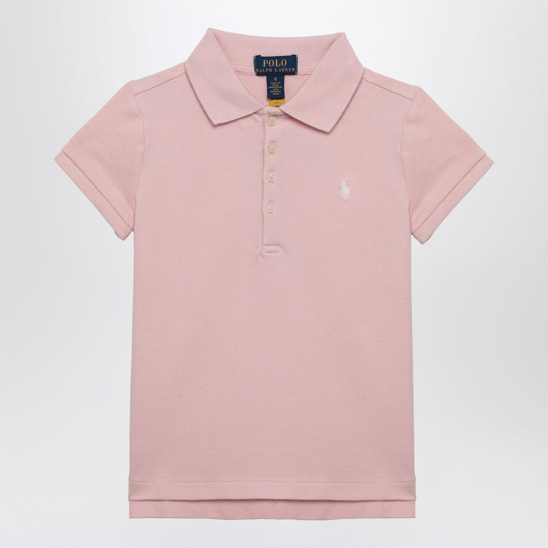 Polo Ralph Lauren - Pink cotton polo shirt with logo Brand Apparel &amp; Accessories > Clothing > Shirts &amp; Tops
